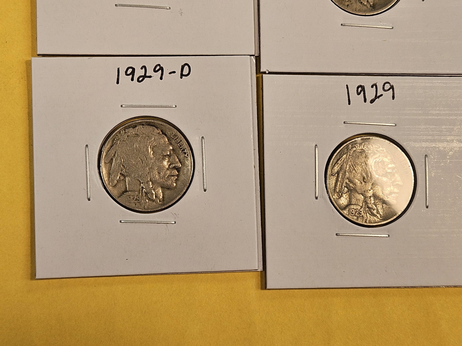 Seven mixed Buffalo Nickels from the 1920's - 4