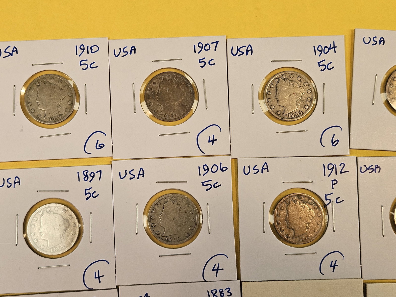 Twenty mixed Liberty "V" Nickels - 3