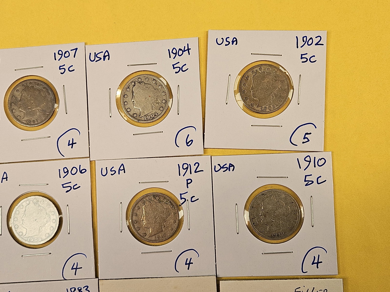 Twenty mixed Liberty "V" Nickels - 4