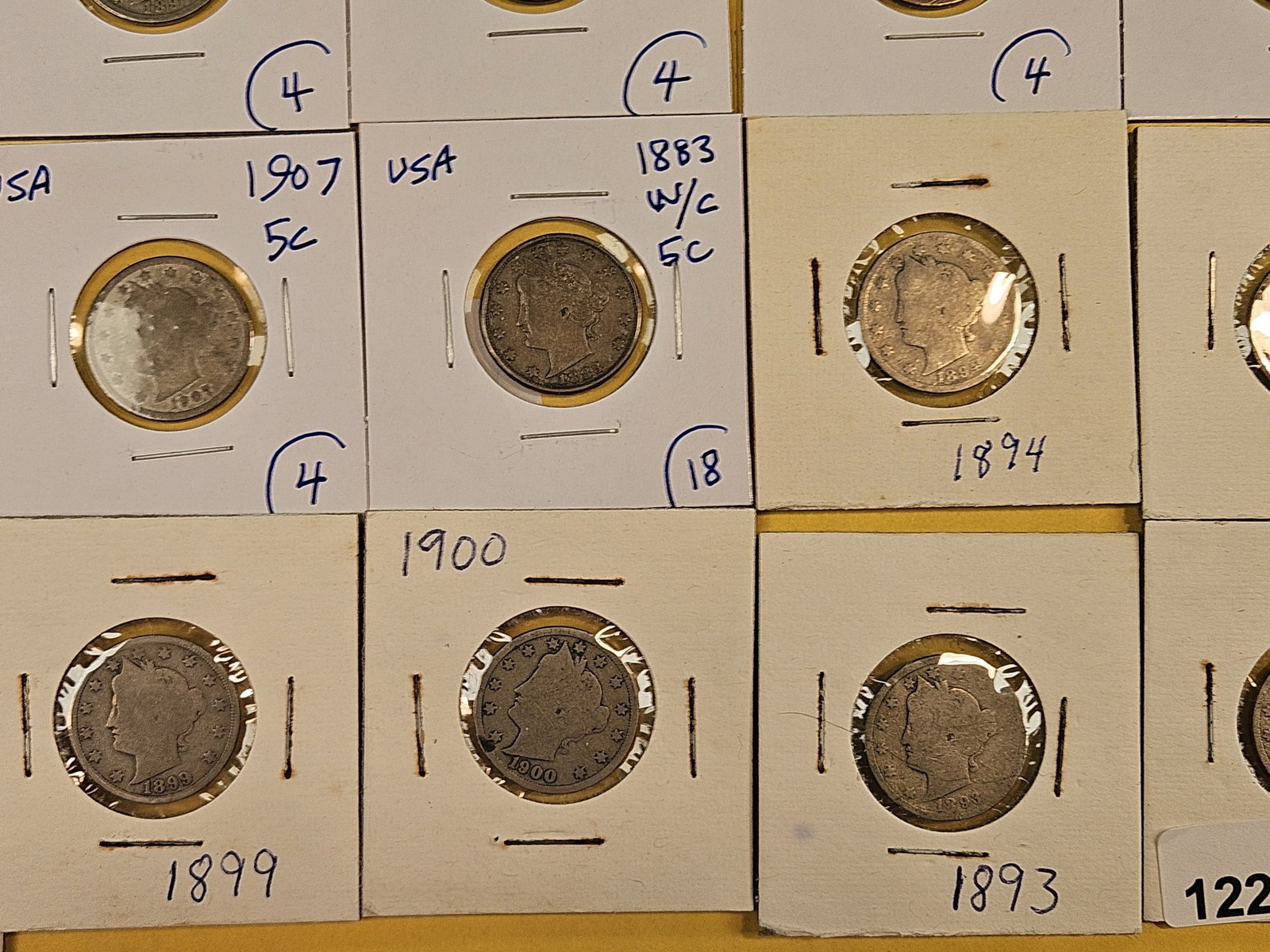 Twenty mixed Liberty "V" Nickels - 6