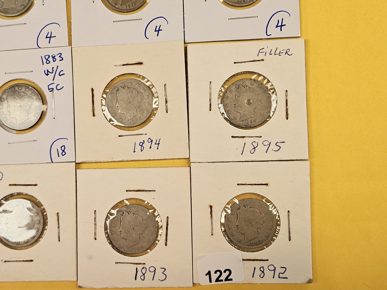 Twenty mixed Liberty "V" Nickels - 7