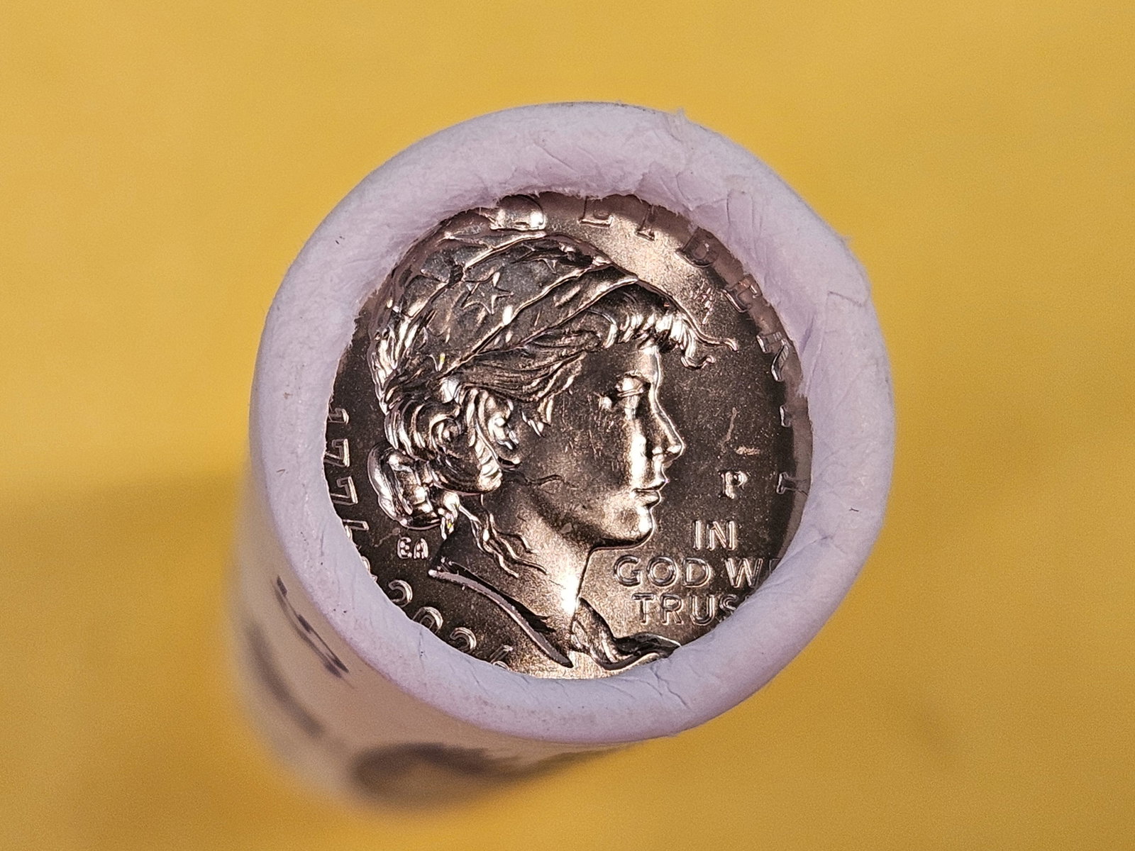 * Original GEM Brilliant Uncirculated Mint-Wrapped Roll of 2026-P Dimes - 3