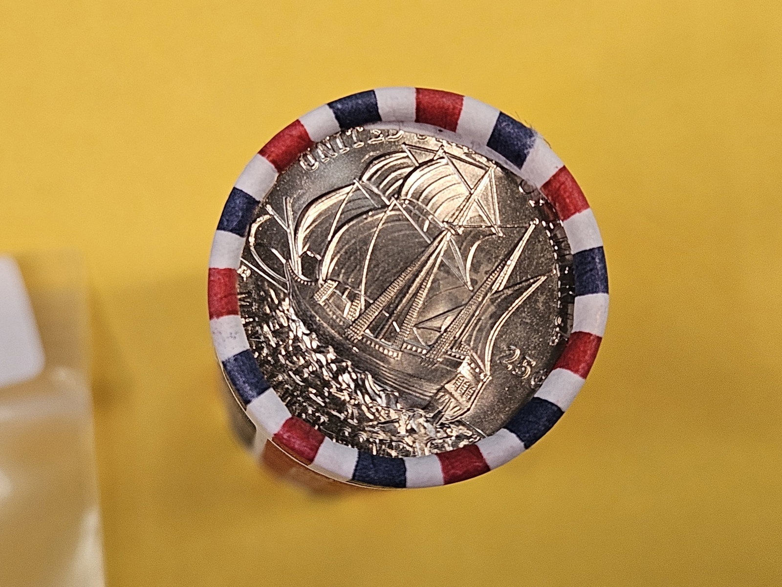 * Original GEM Brilliant Uncirculated Mint-Wrapped Roll of 2026-P Quarters - 2