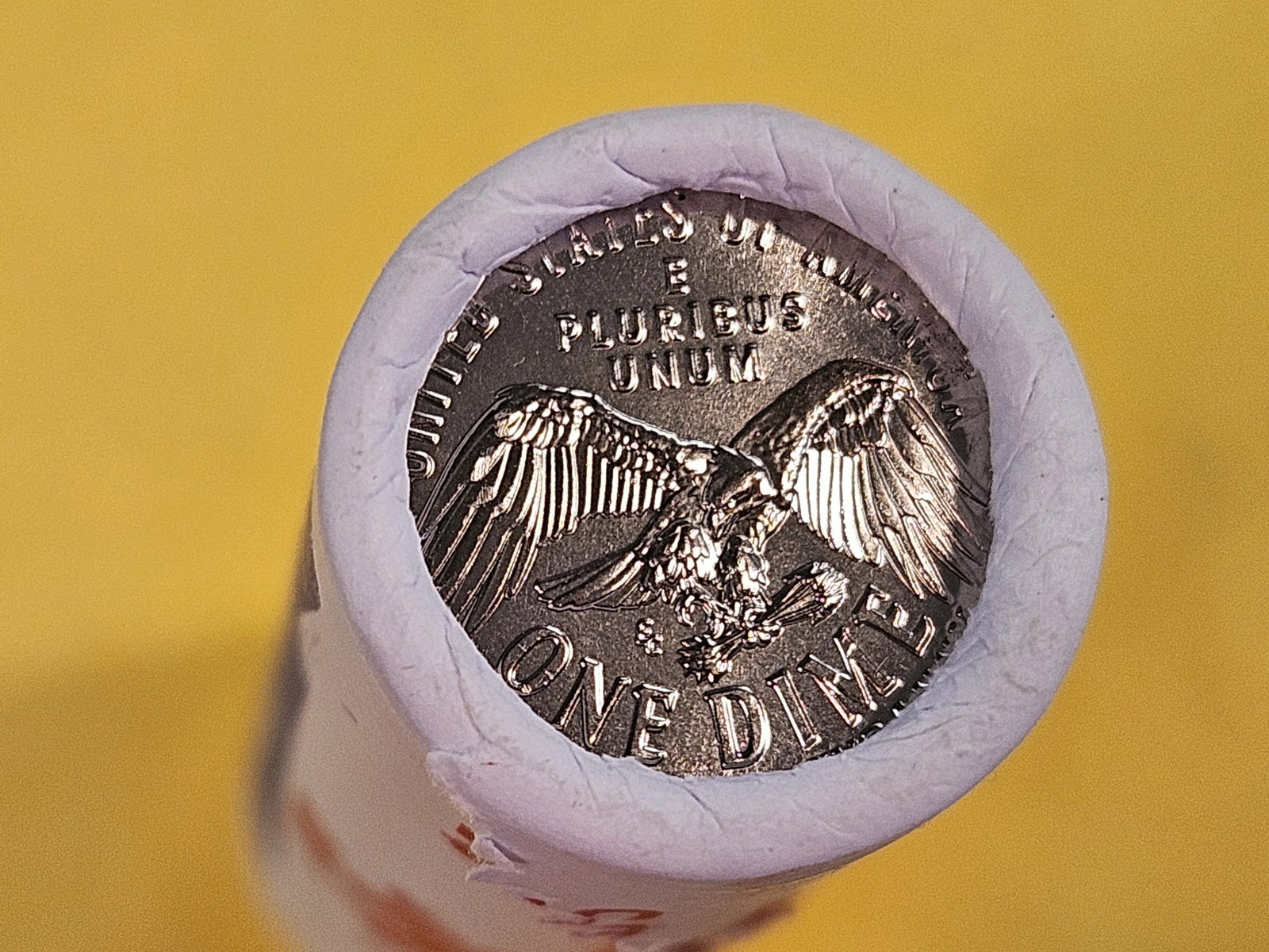 * Original GEM Brilliant Uncirculated Mint-Wrapped Roll of 2026-D Dimes - 3