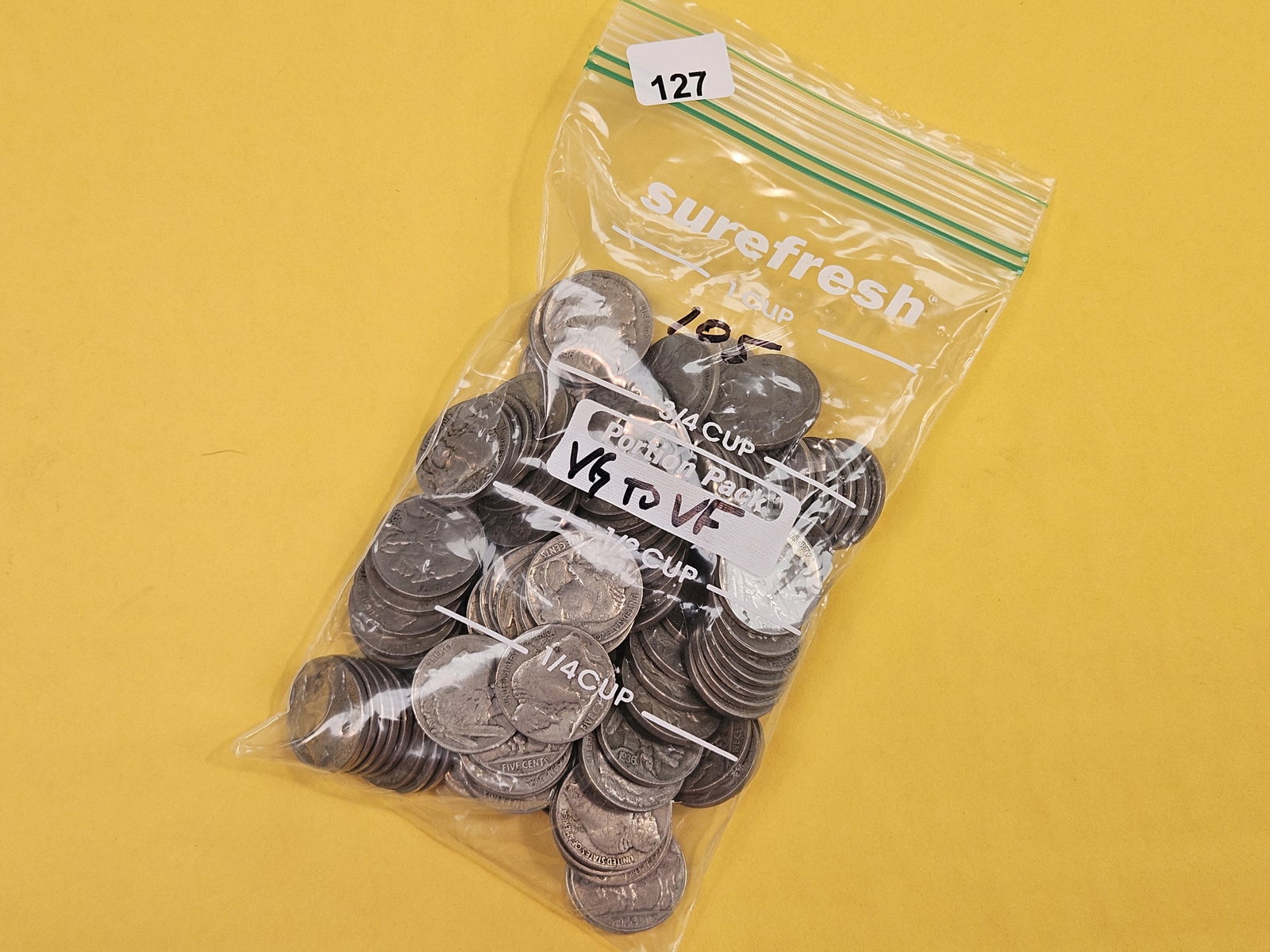 One Hundred and Five Buffalo Nickels: All in Very Good to Very Fine