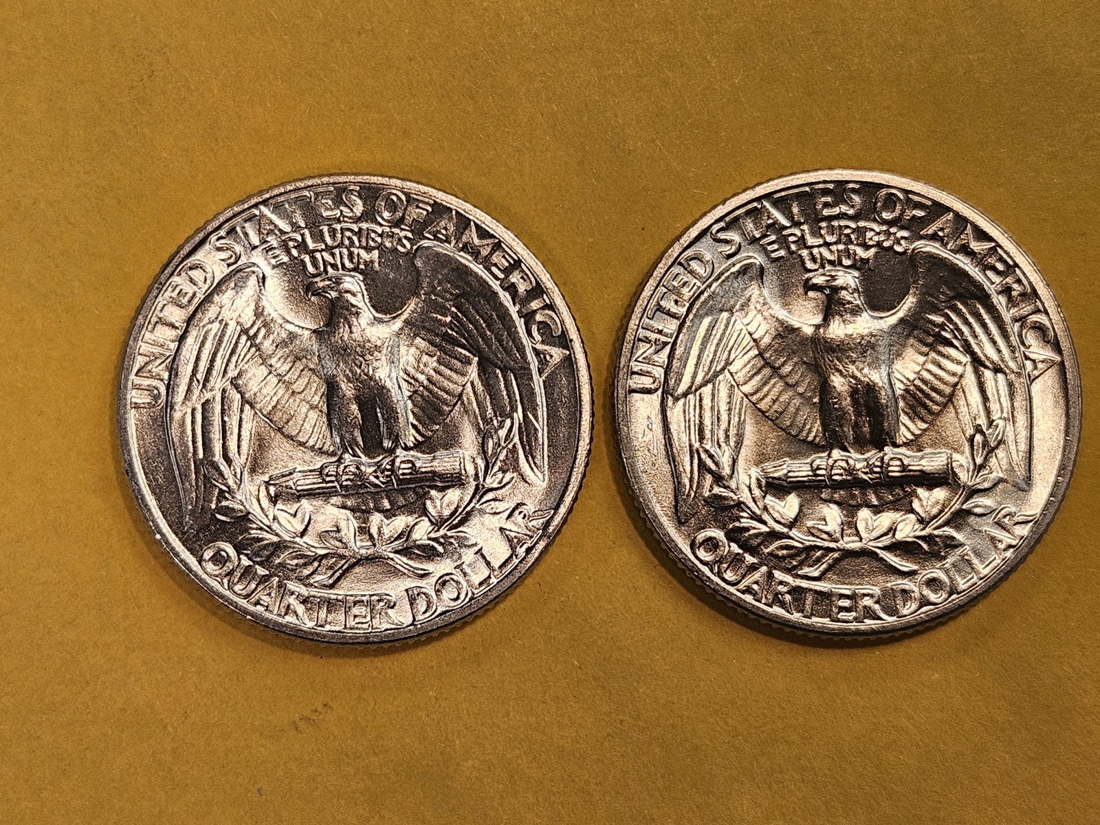 Two GEM Brilliant Uncirculated 1942 Washington Quarters - 5