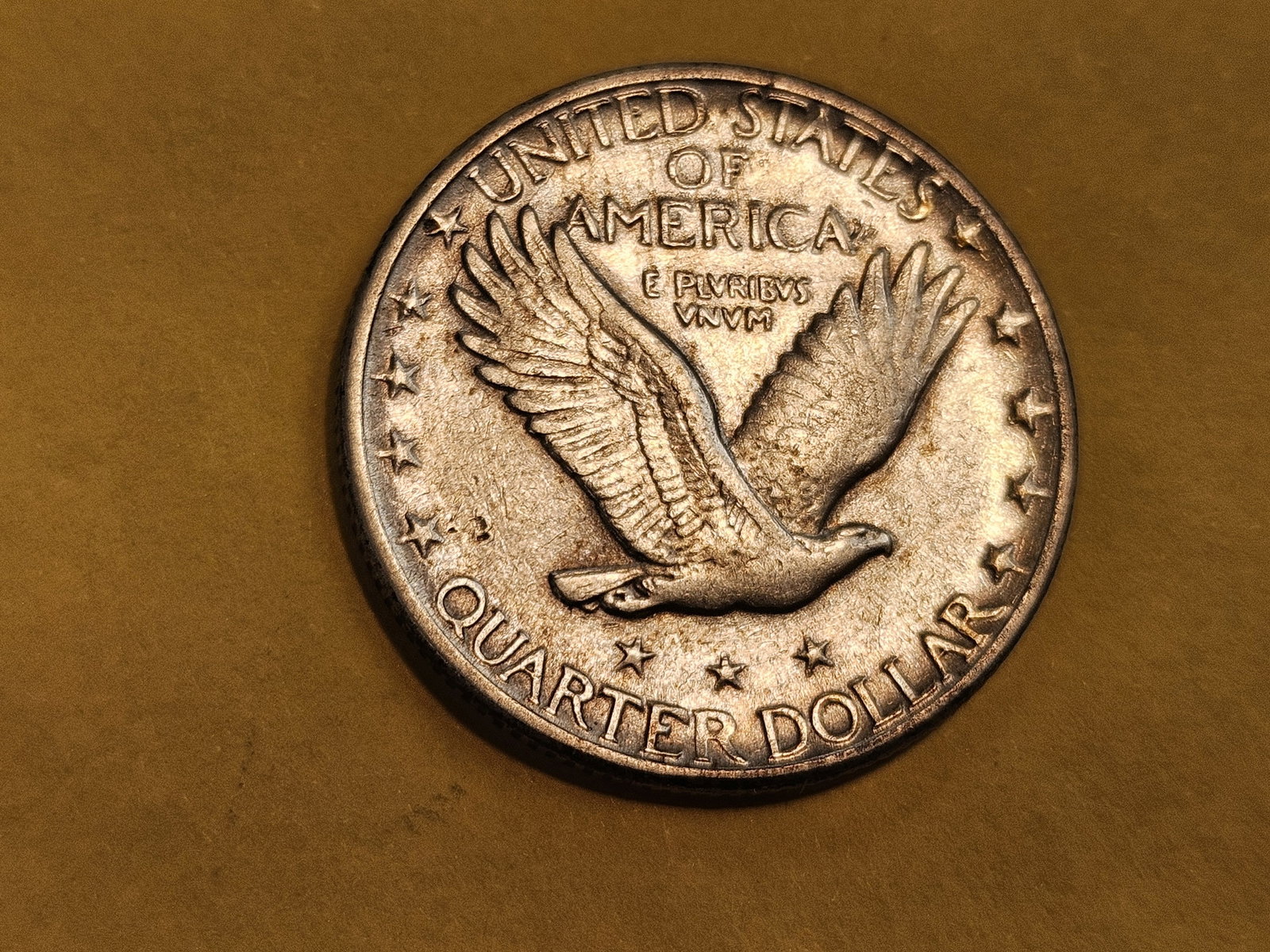 1928-D Standing Liberty silver Quarter in Extra Fine plus - 5