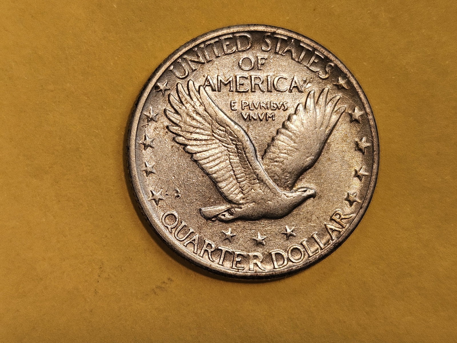 1928-D Standing Liberty silver Quarter in Extra Fine plus - 6
