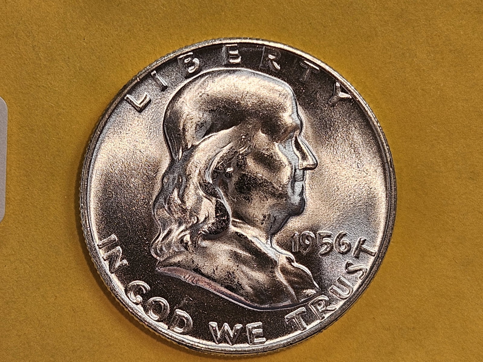 GEM Brilliant Uncirculated plus 1956 Franklin Half Dollar FBL (1 of 10)