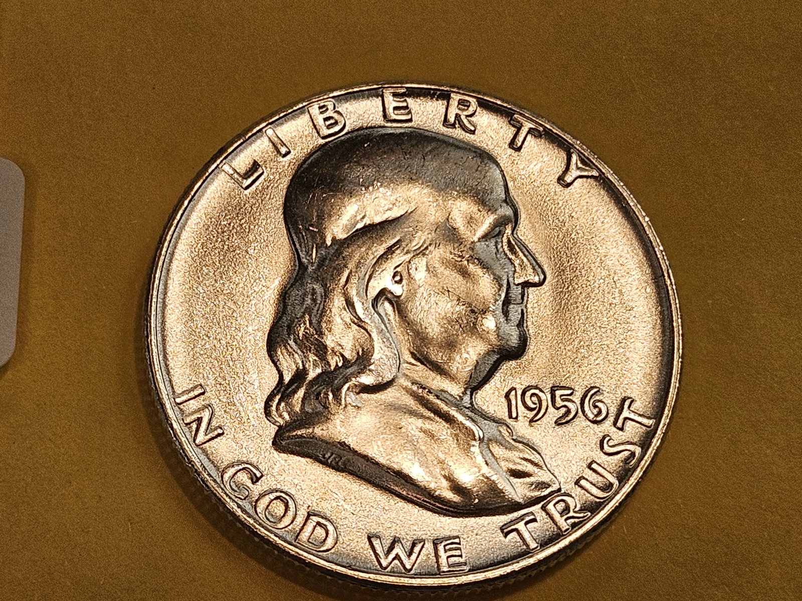 GEM Brilliant Uncirculated plus 1956 Franklin Half Dollar FBL - 3