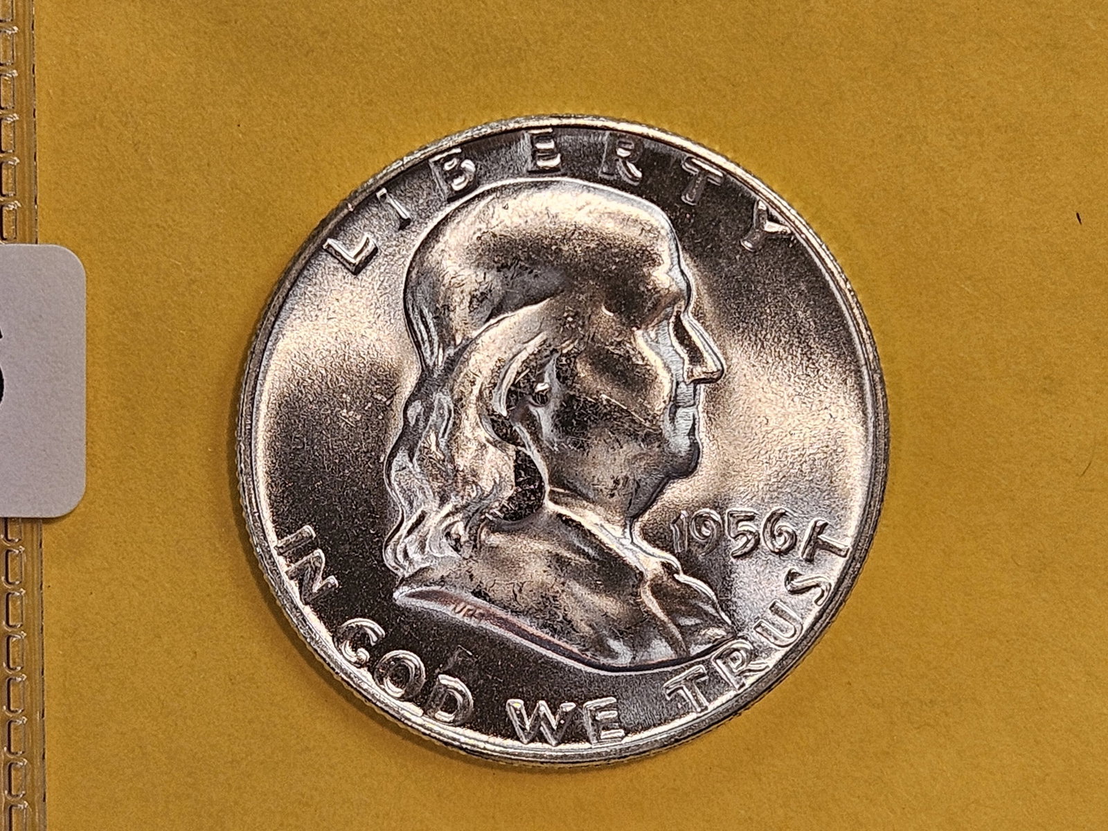 GEM Brilliant Uncirculated plus 1956 Franklin Half Dollar FBL - 6