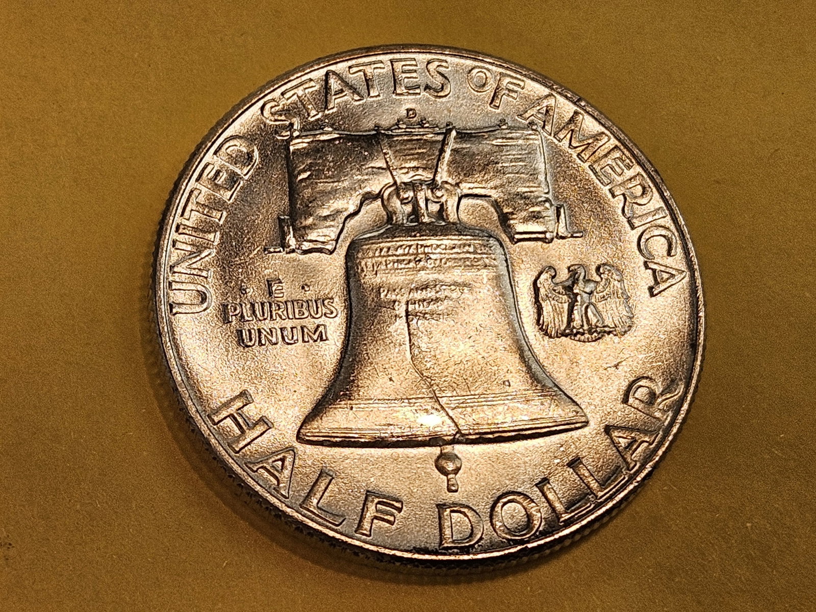 Very Choice Brilliant Uncirculated 1950-D Franklin Half Dollar FBL - 6