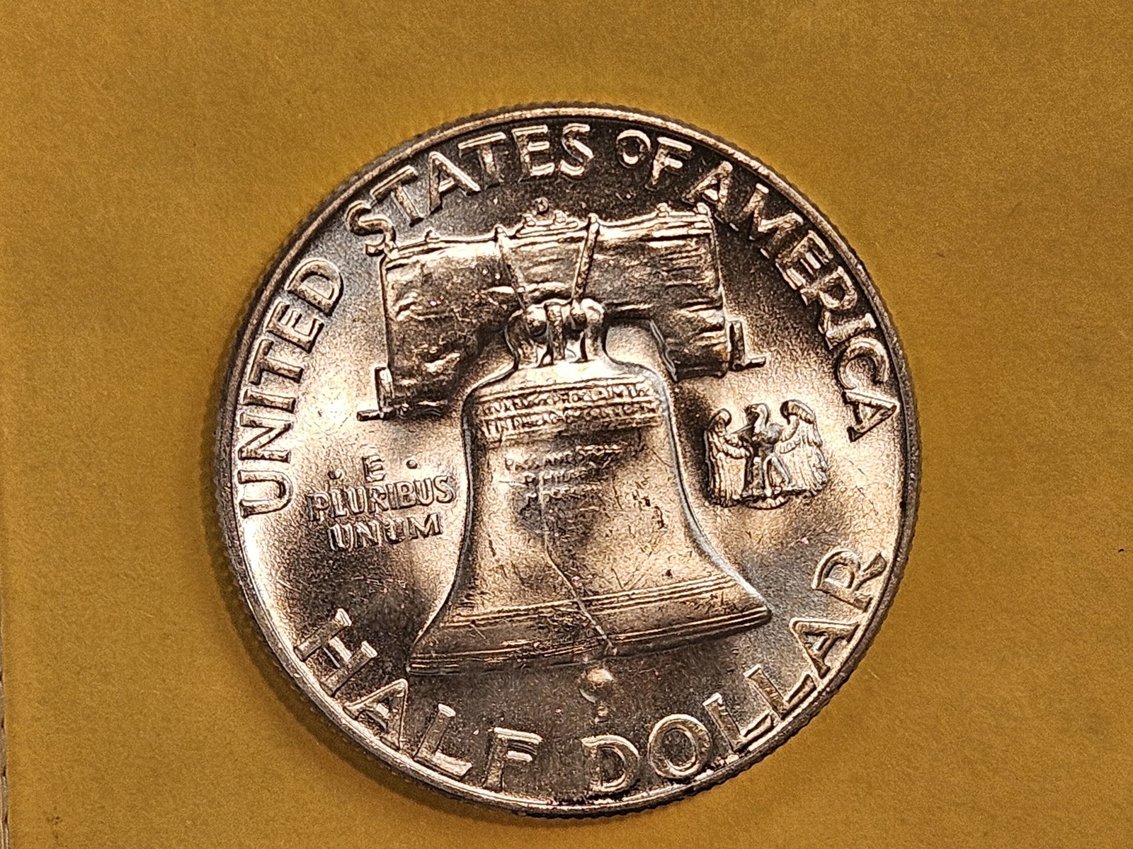 Very Choice Brilliant Uncirculated 1950-D Franklin Half Dollar FBL - 8