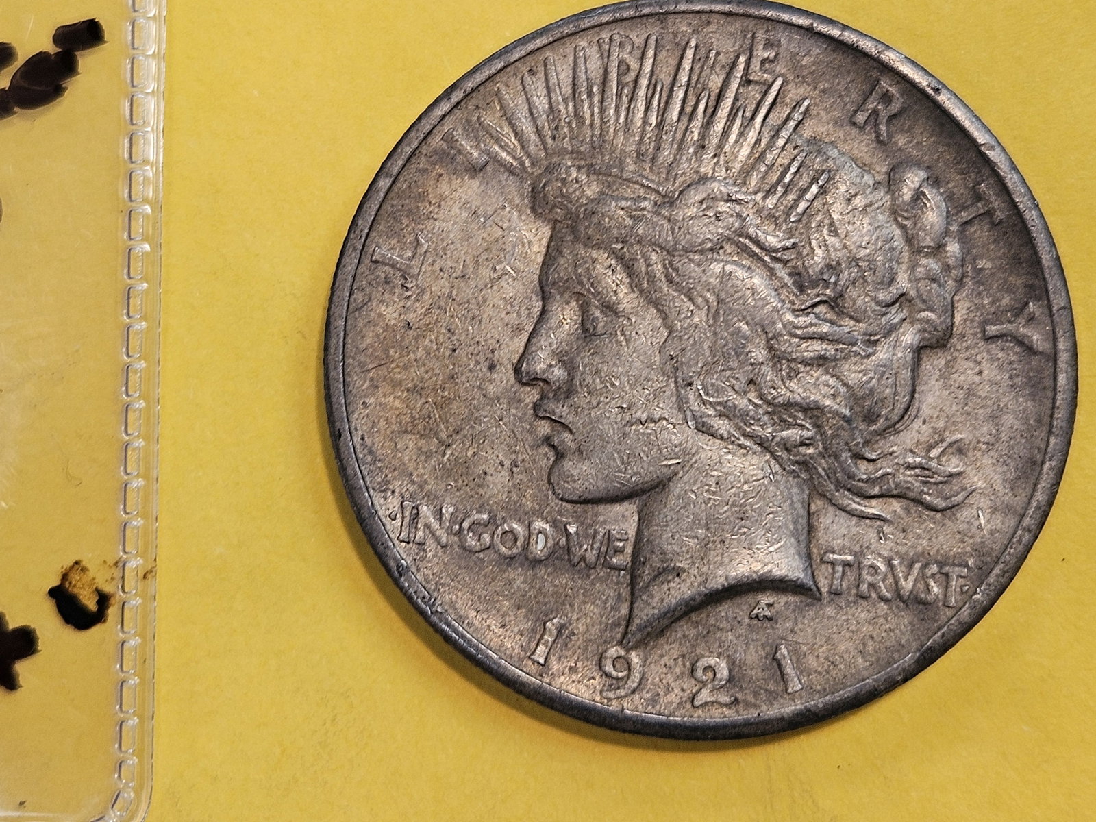 ** KEY DATE ** 1921 Peace Silver Dollar in Extra Fine Plus - 3