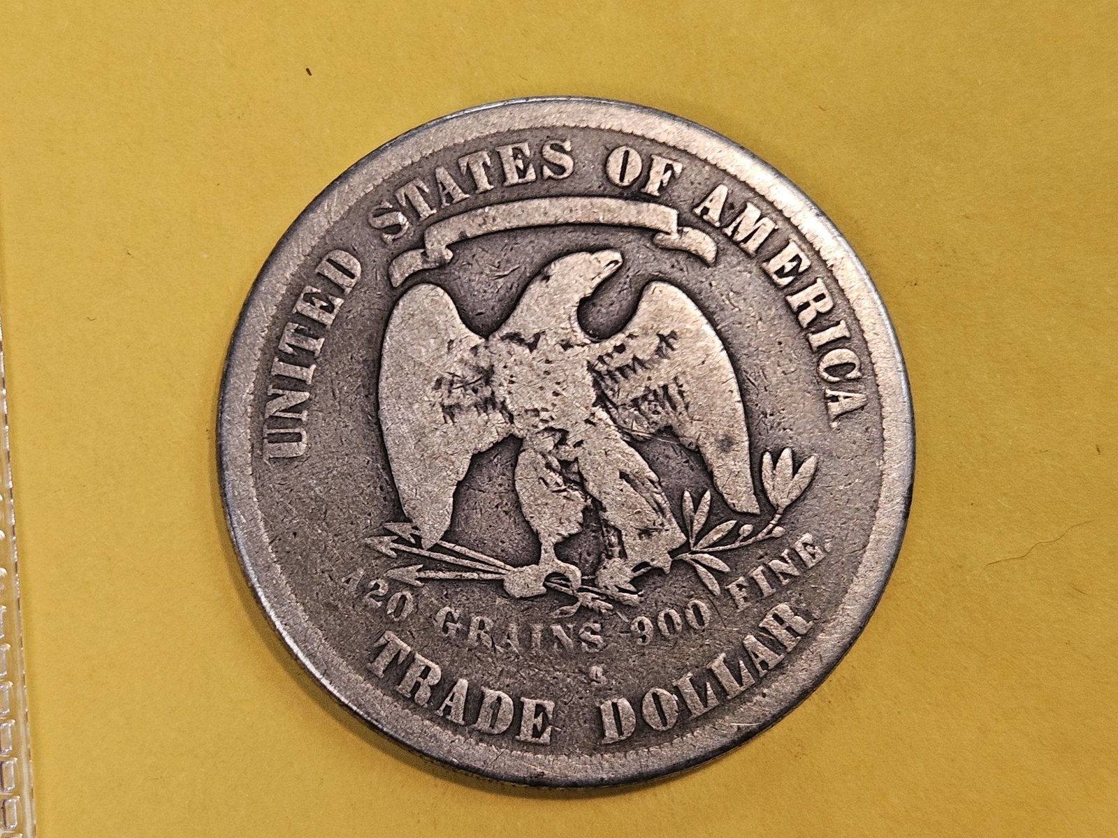 1877-S Trade silver Dollar in Good plus - 3