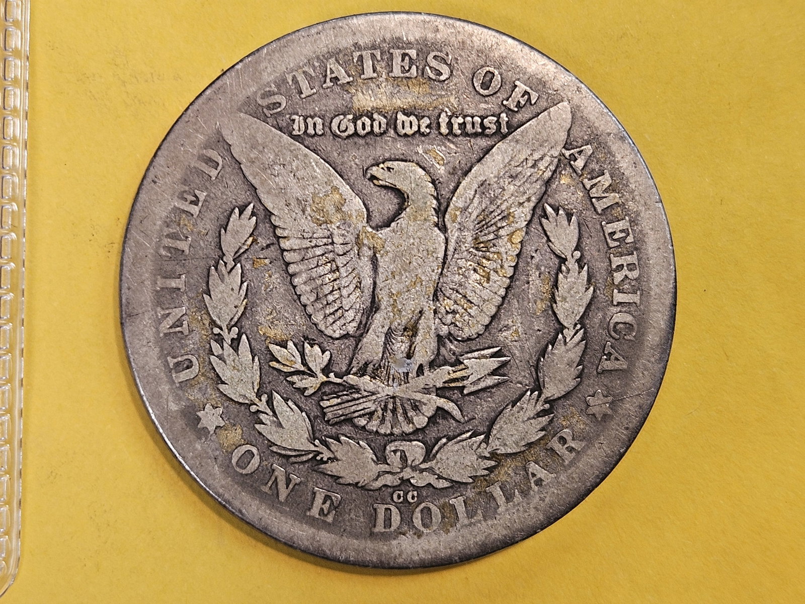** KEY DATE ** 1878-CC Morgan Dollar in Good plus - 3