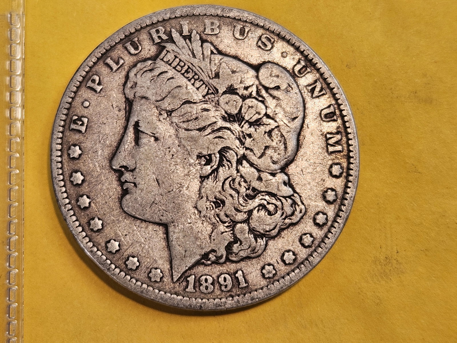 ** KEY DATE ** 1891-CC Morgan Dollar in Very Fine: KEY DATE! CARSON CITY!