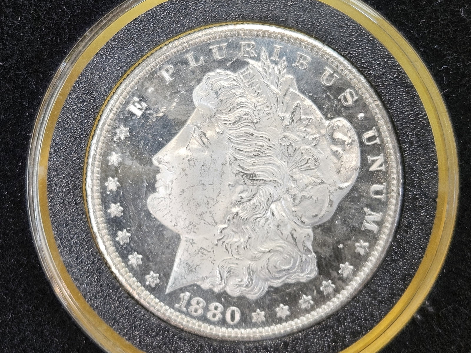* PROOFLIKE * Choice Brilliant Uncirculated 1880-S Morgan Dollar - 7