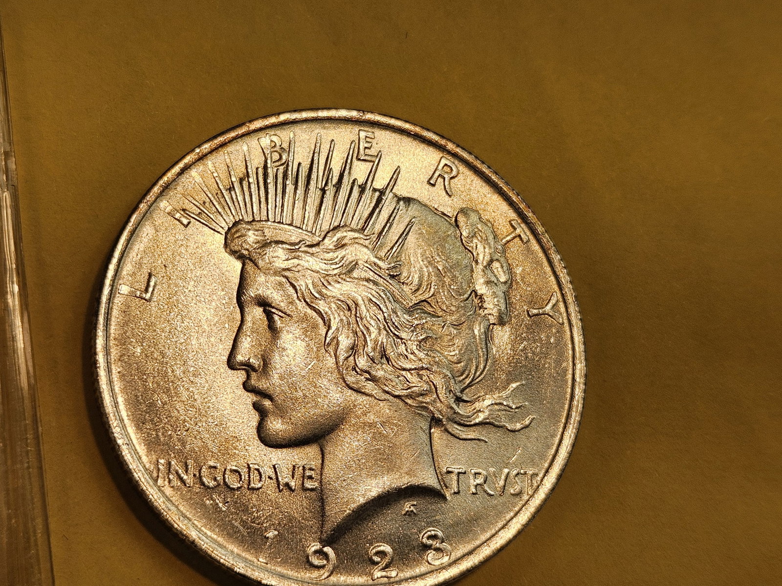 Choice to Very Choice Brilliant Uncirculated 1923 Peace Silver Dollar - 4