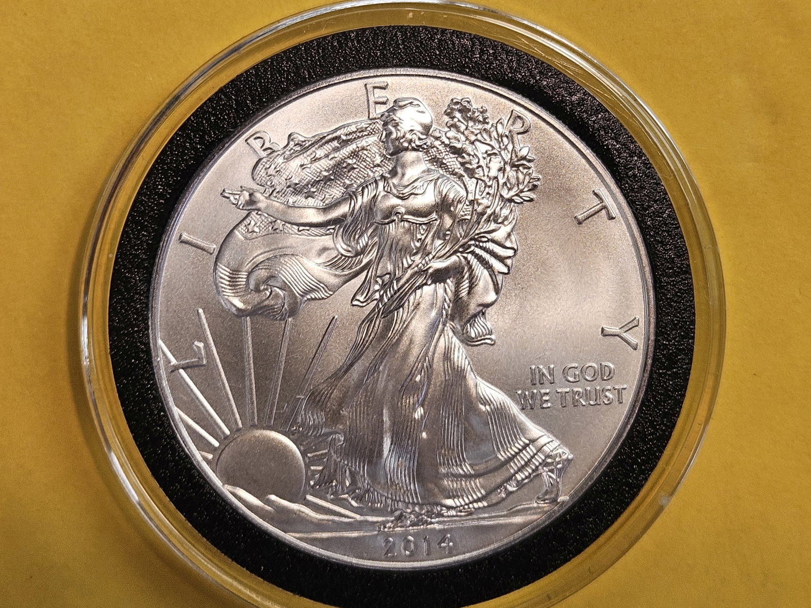 GEM Brilliant Uncirculated 2014 American Silver Eagle: Very nice