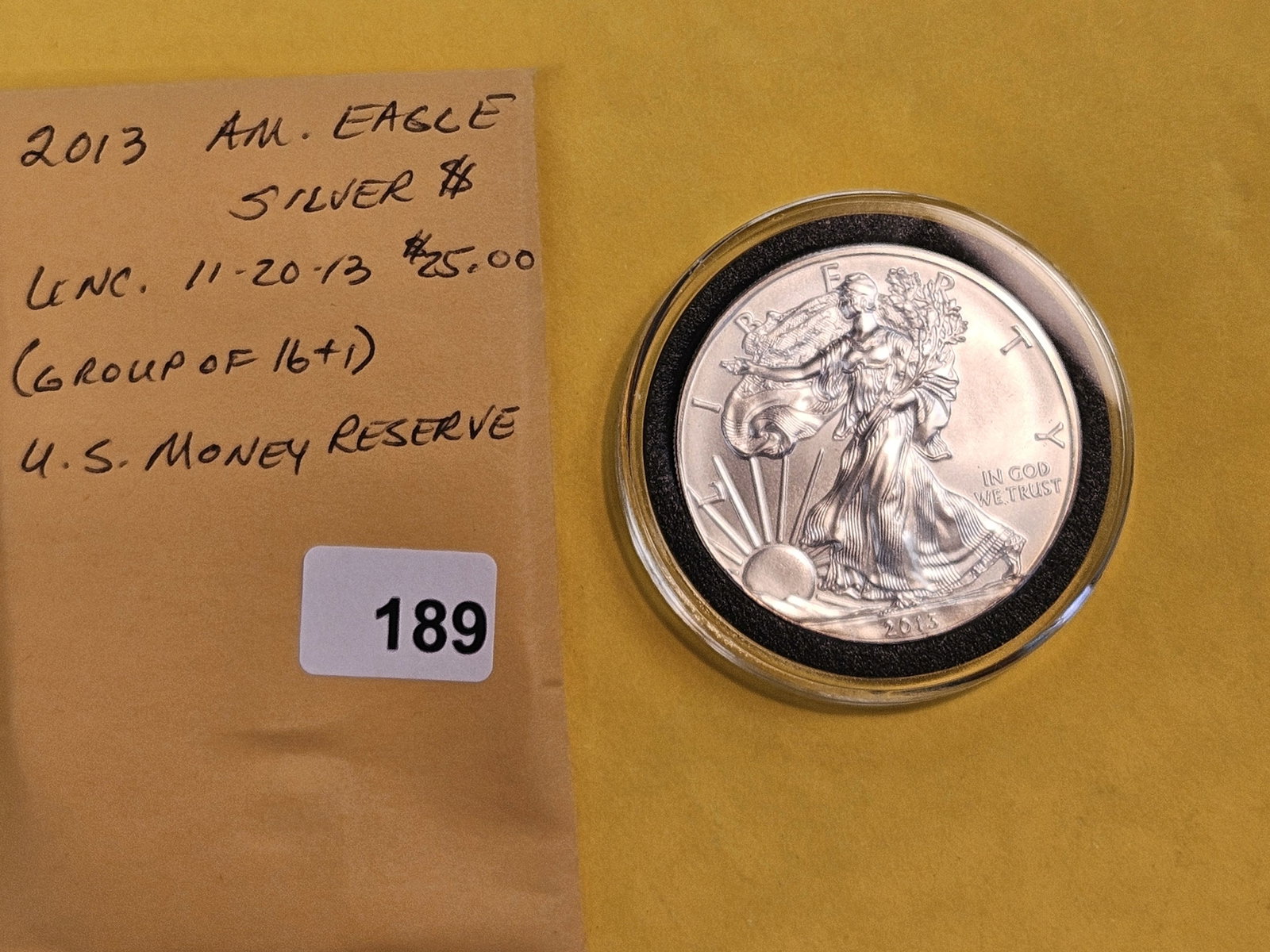 GEM Brilliant Uncirculated 2013 American Silver Eagle - 2