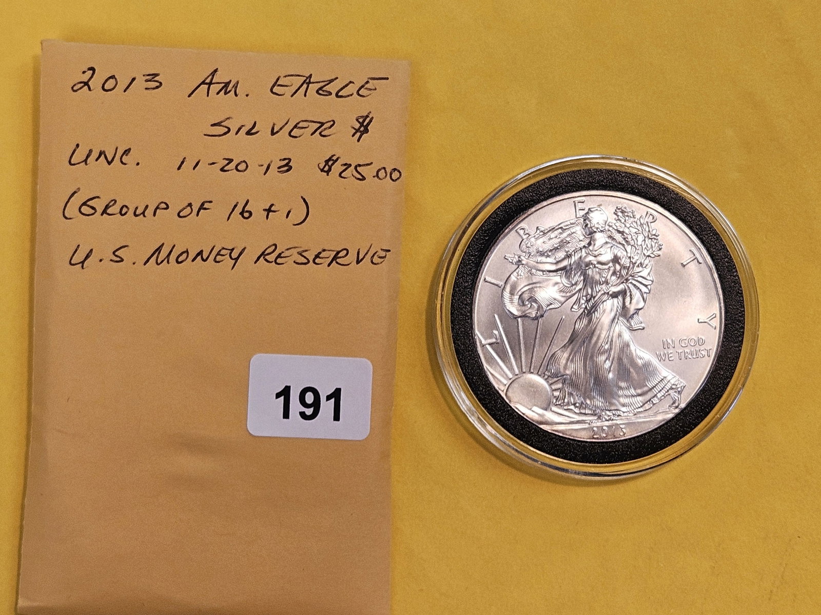 GEM Brilliant Uncirculated 2013 American Silver Eagle - 2