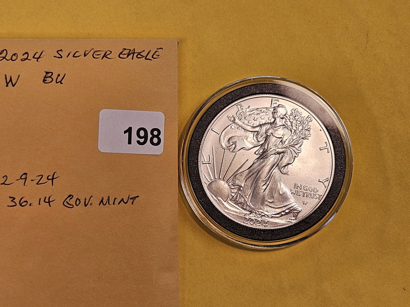 GEM Brilliant Uncirculated 2024 American Silver Eagle - 2