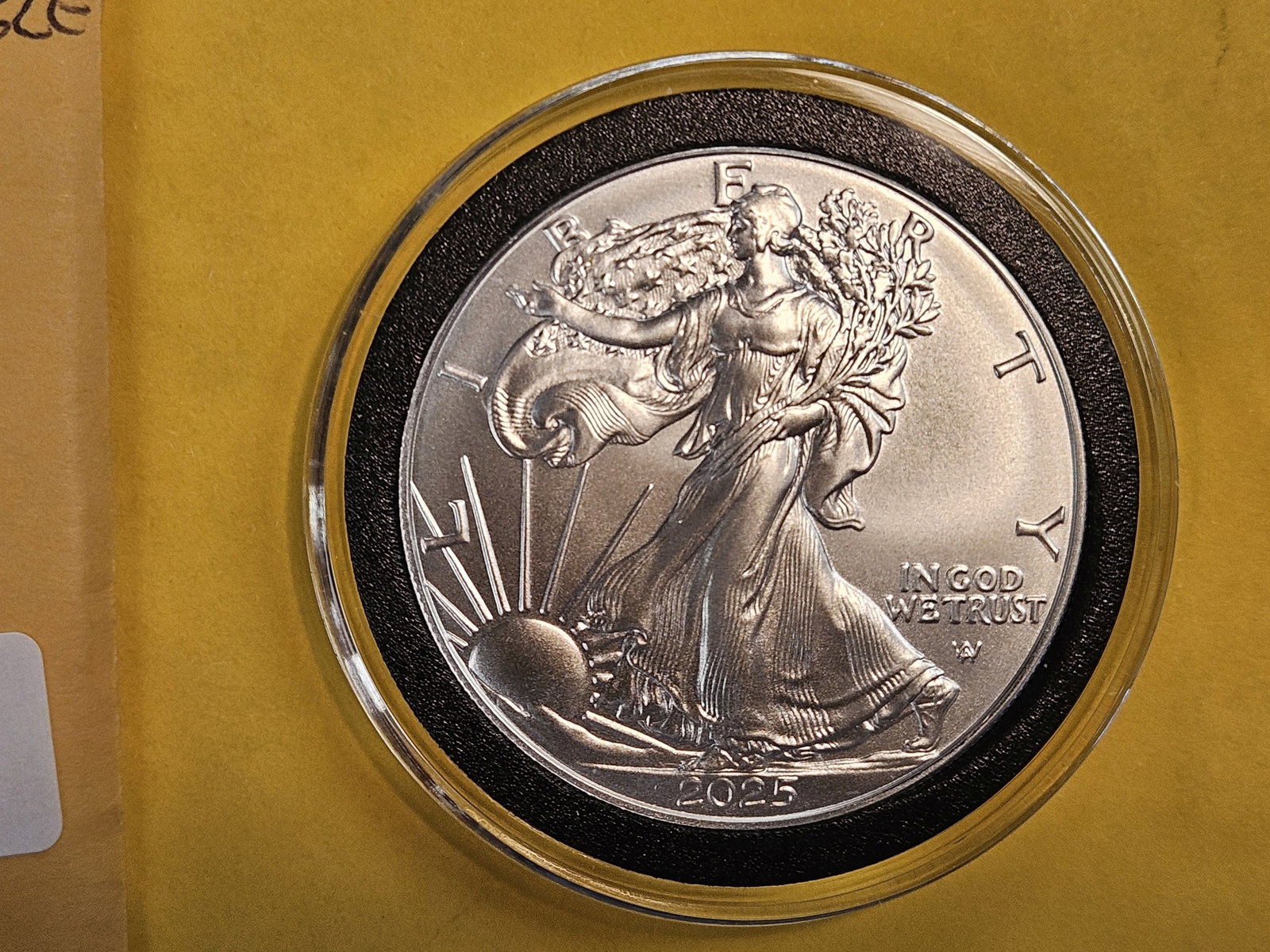 GEM Brilliant Uncirculated 2025 American Silver Eagle: Last year's issue
