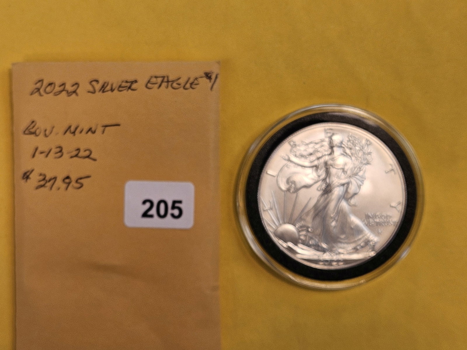 GEM Brilliant Uncirculated 2022 American Silver Eagle - 2