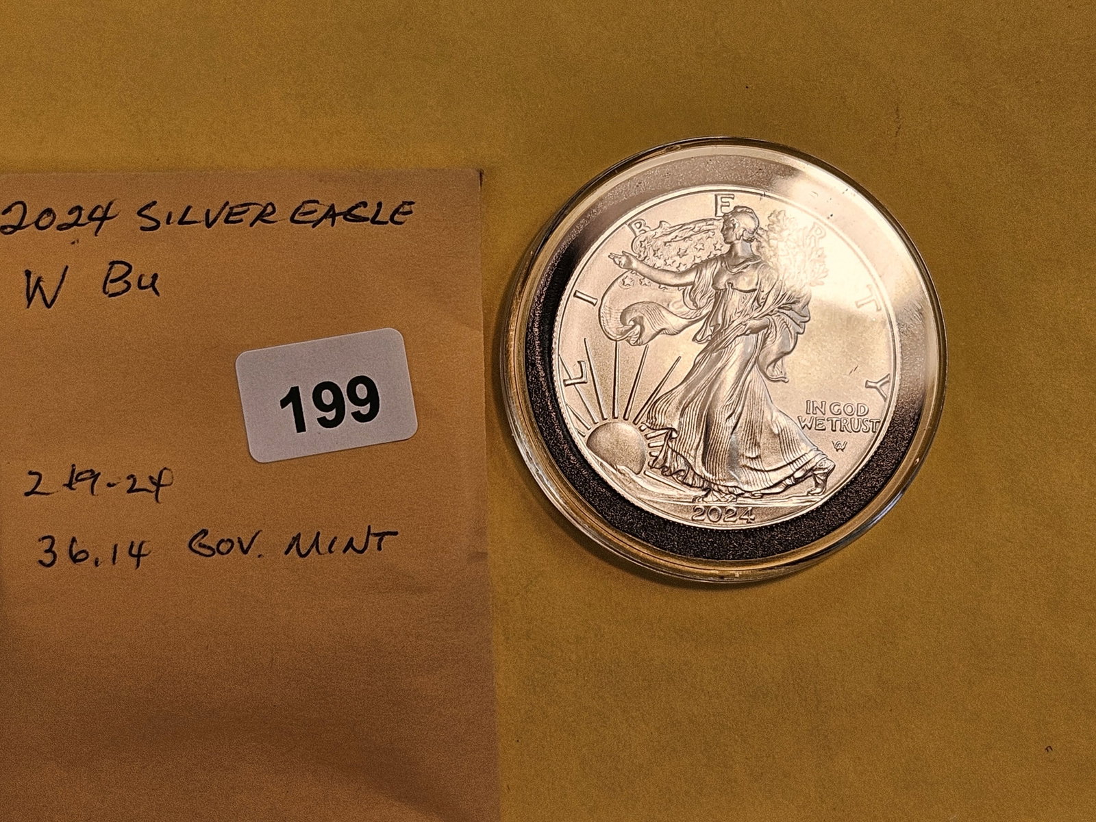 GEM Brilliant Uncirculated 2024 American Silver Eagle - 2
