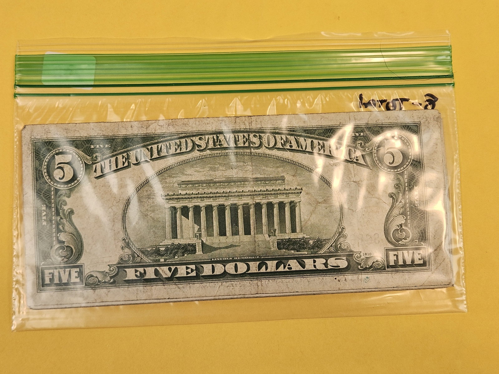 Eight total $5 Notes - 2