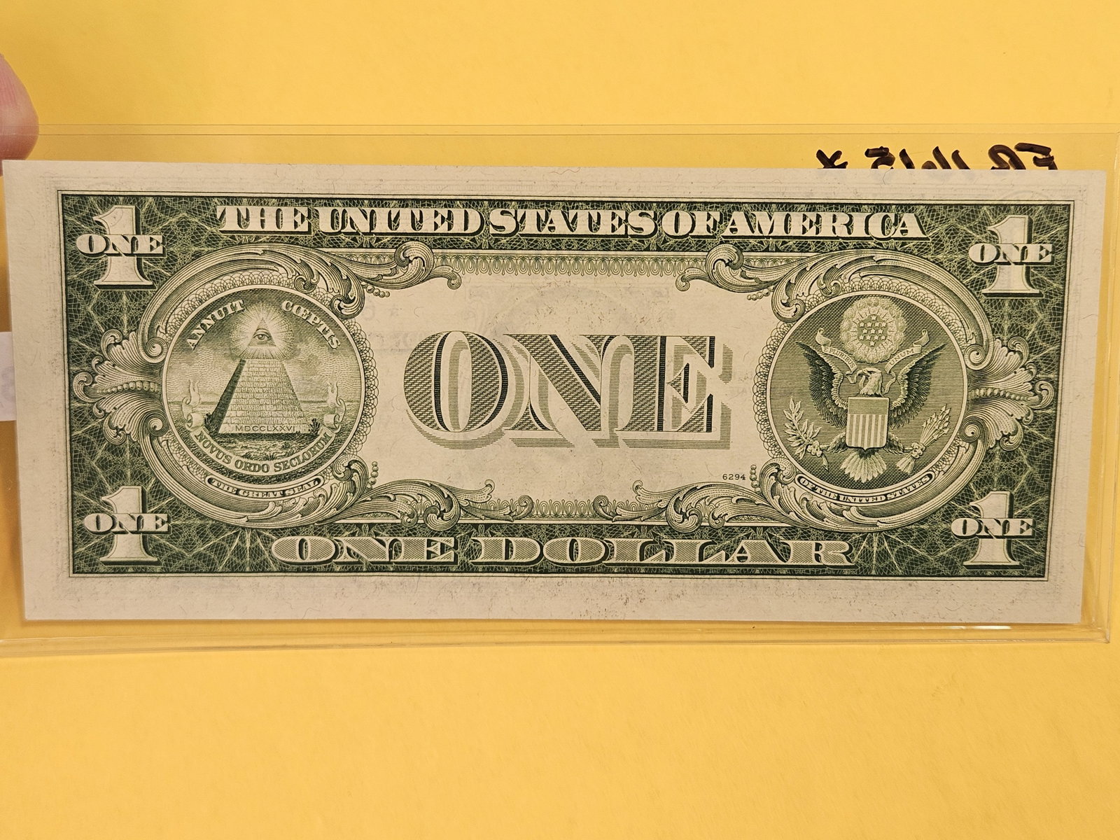 Crisp Uncirculated Series 1935-F One Dollar Silver Certificate Star - 2