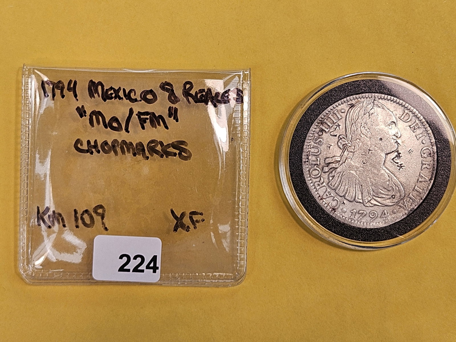 1794 Mexico Mo FM silver 8 reales in Extra Fine - 2
