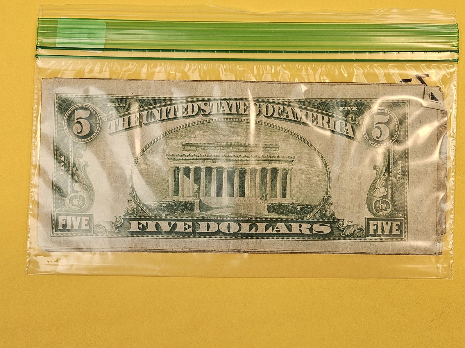 Seven $5 silver Certificates - 2