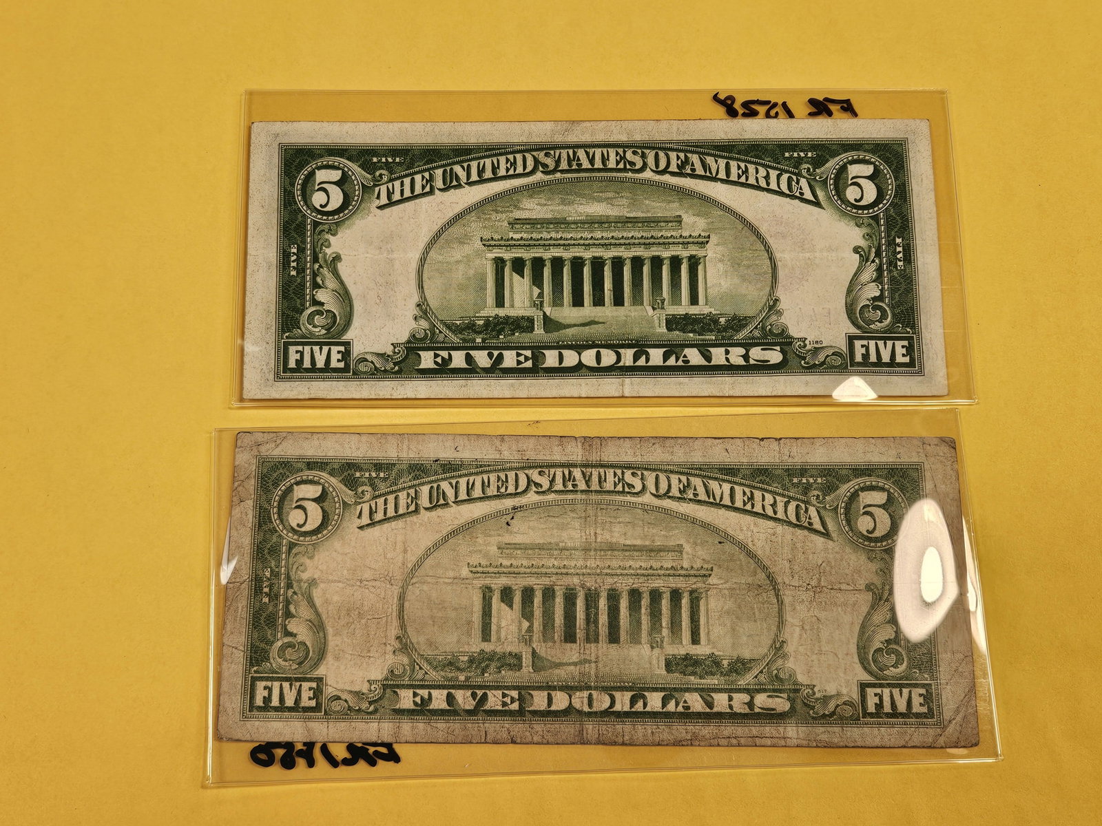 Two Five Dollar Bills - 4