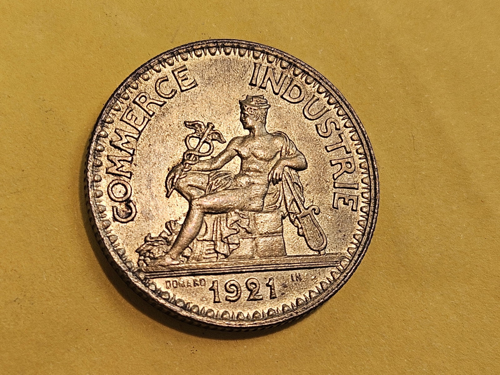 GEM Brilliant Uncirculated 1921 France 2 francs - 4