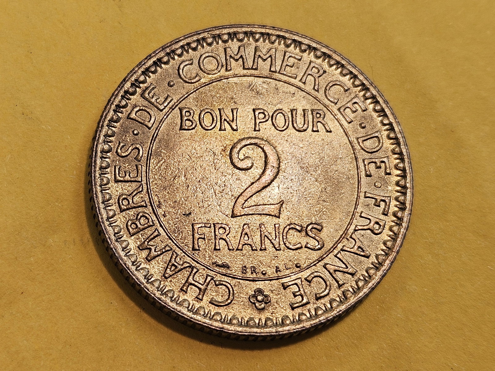 GEM Brilliant Uncirculated 1921 France 2 francs - 6