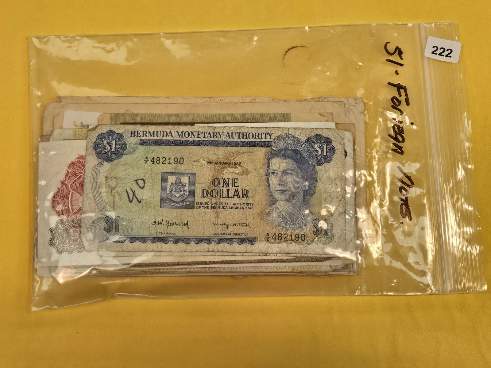 FIFTY-ONE World notes: Mixed. From dealer. Circulated. Unchecked by us