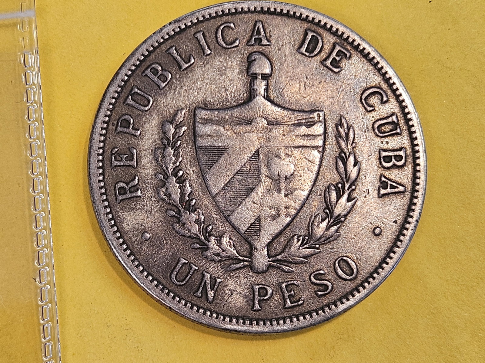 1915 Cuba silver peso in Very Fine - 3