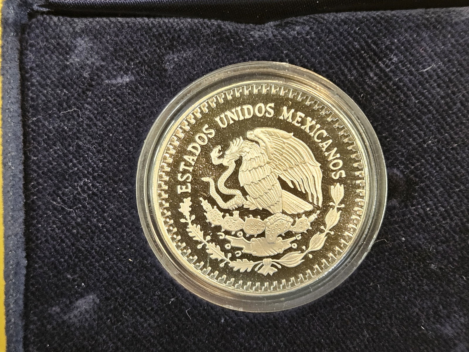* GEM Proof Deep Cameo 1986 Mexico Silver Onza - 3