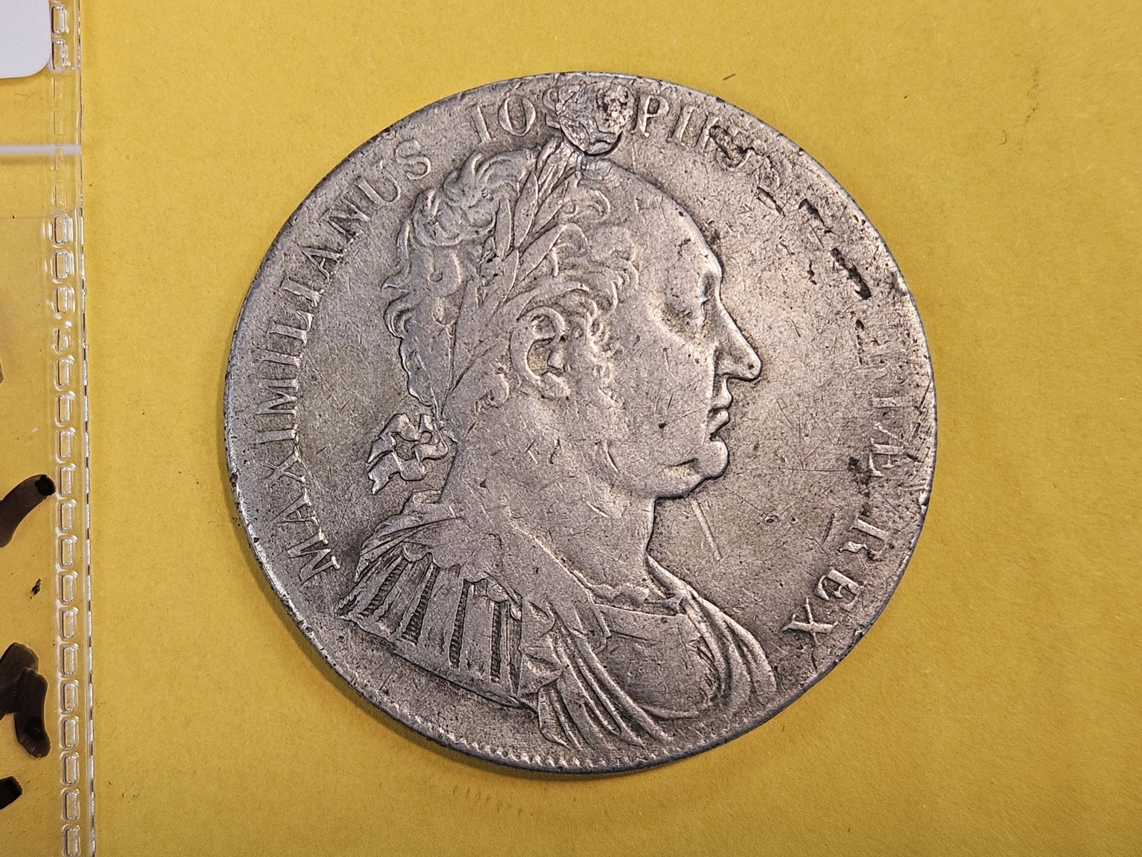1818 Bavaria silver Conventionthaler - 3
