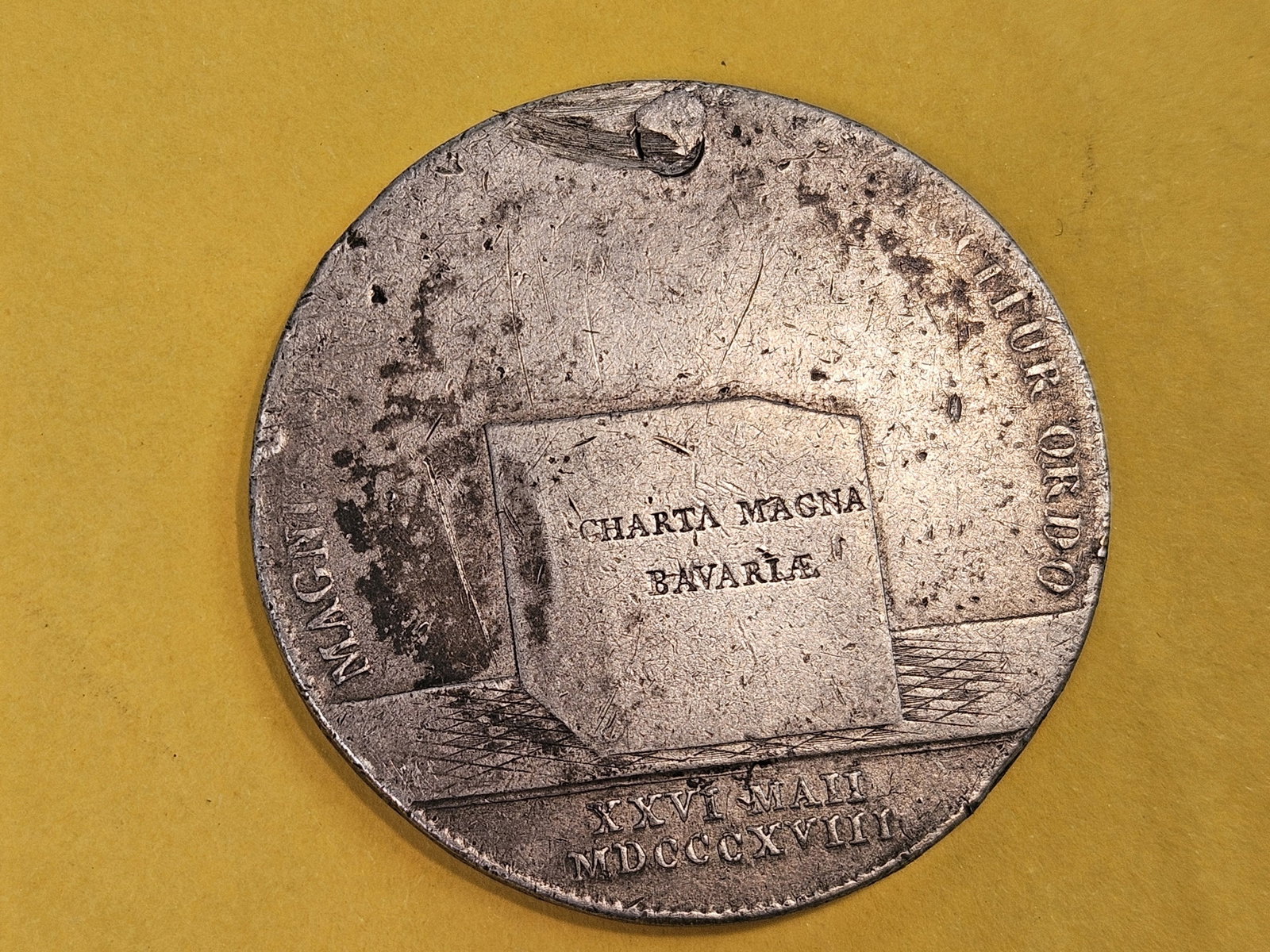 1818 Bavaria silver Conventionthaler - 4