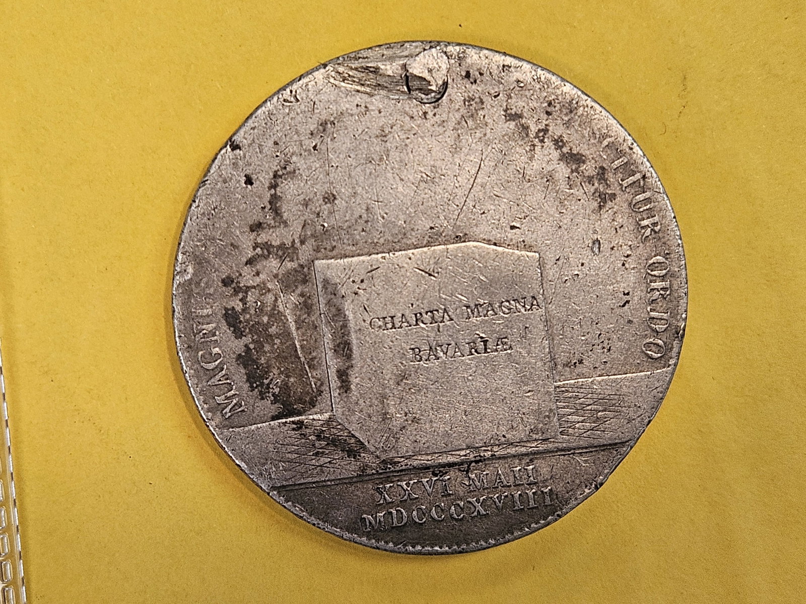 1818 Bavaria silver Conventionthaler - 5