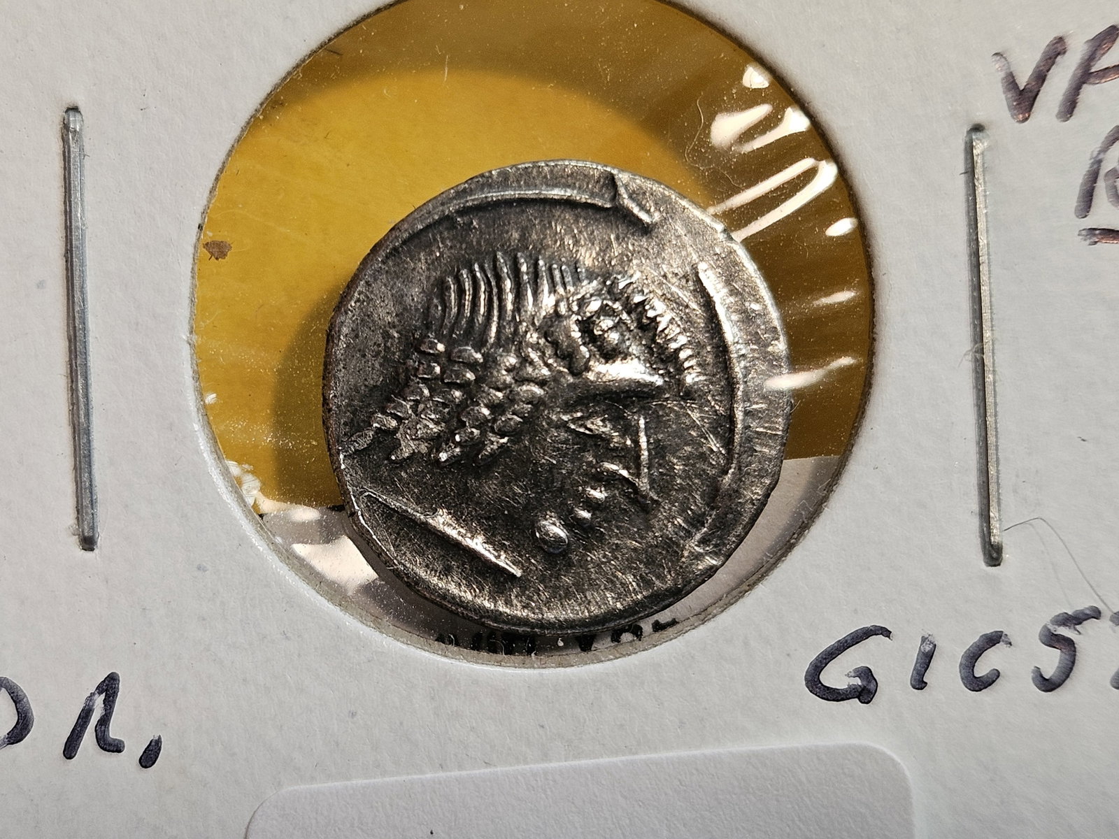ANCIENT! RARE! Himyarites silver quinarius: South Arabia-Yemen. C. 10c AD. High Grade!