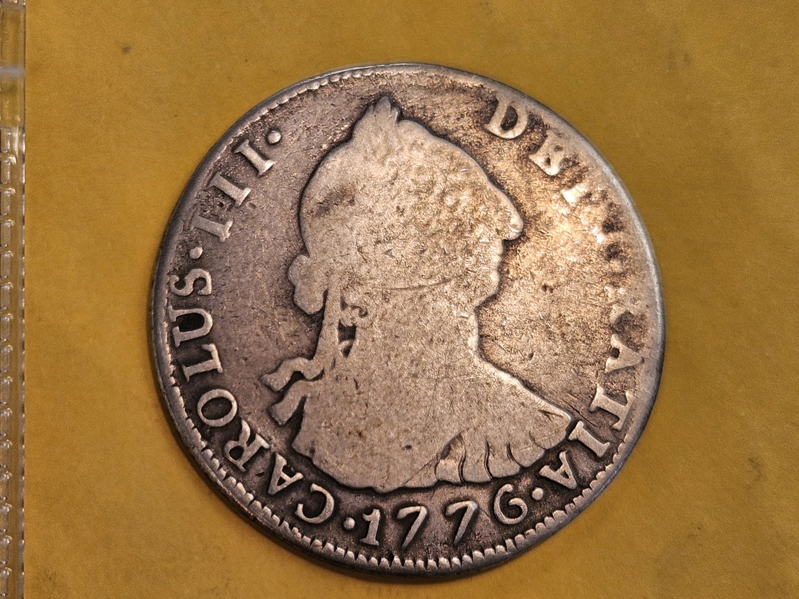 1776 Bolivia silver 4 reals in Very Good: KM 54