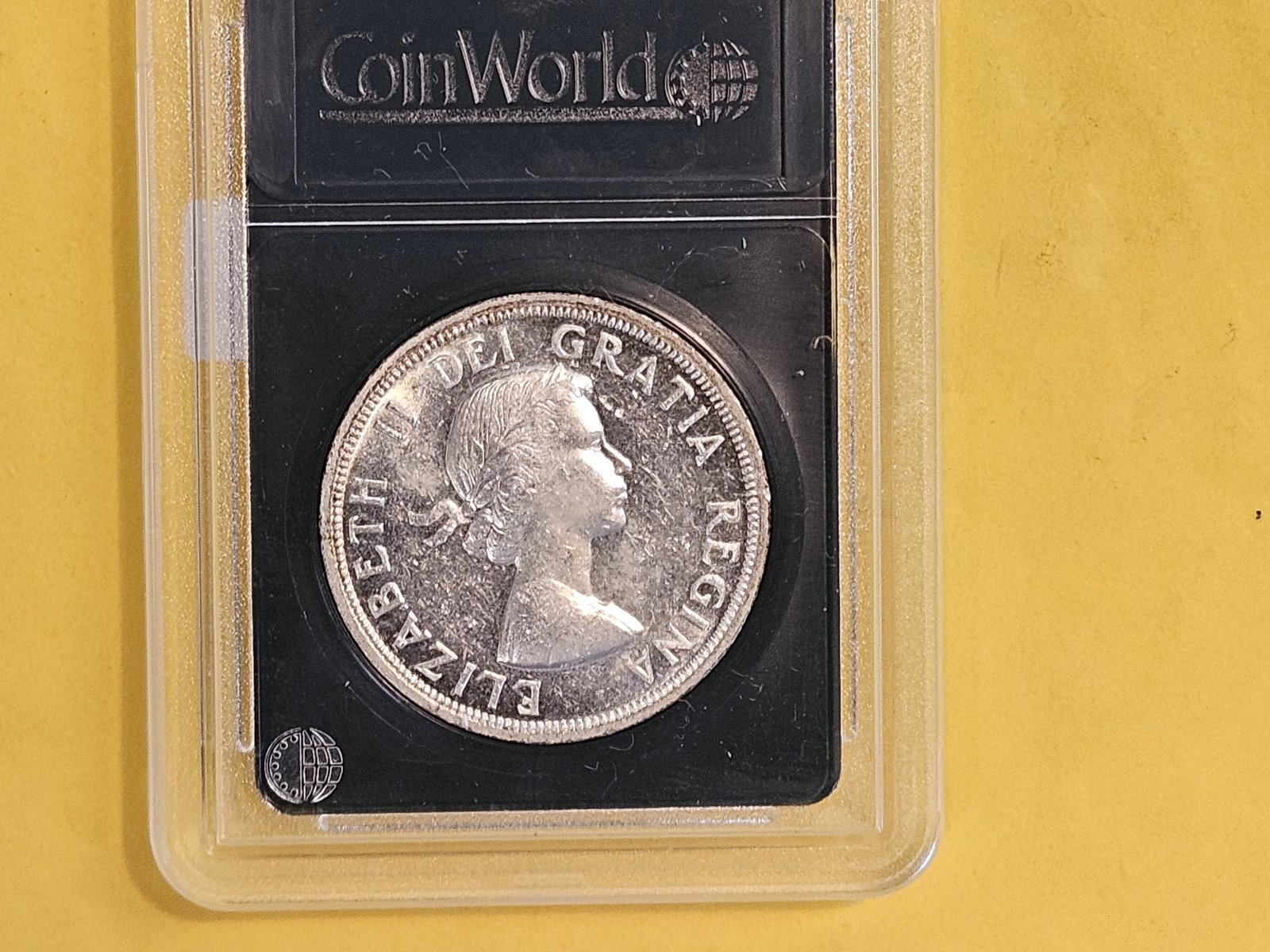 Brilliant About Uncirculated plus 1954 Canada Silver Dollar - 5