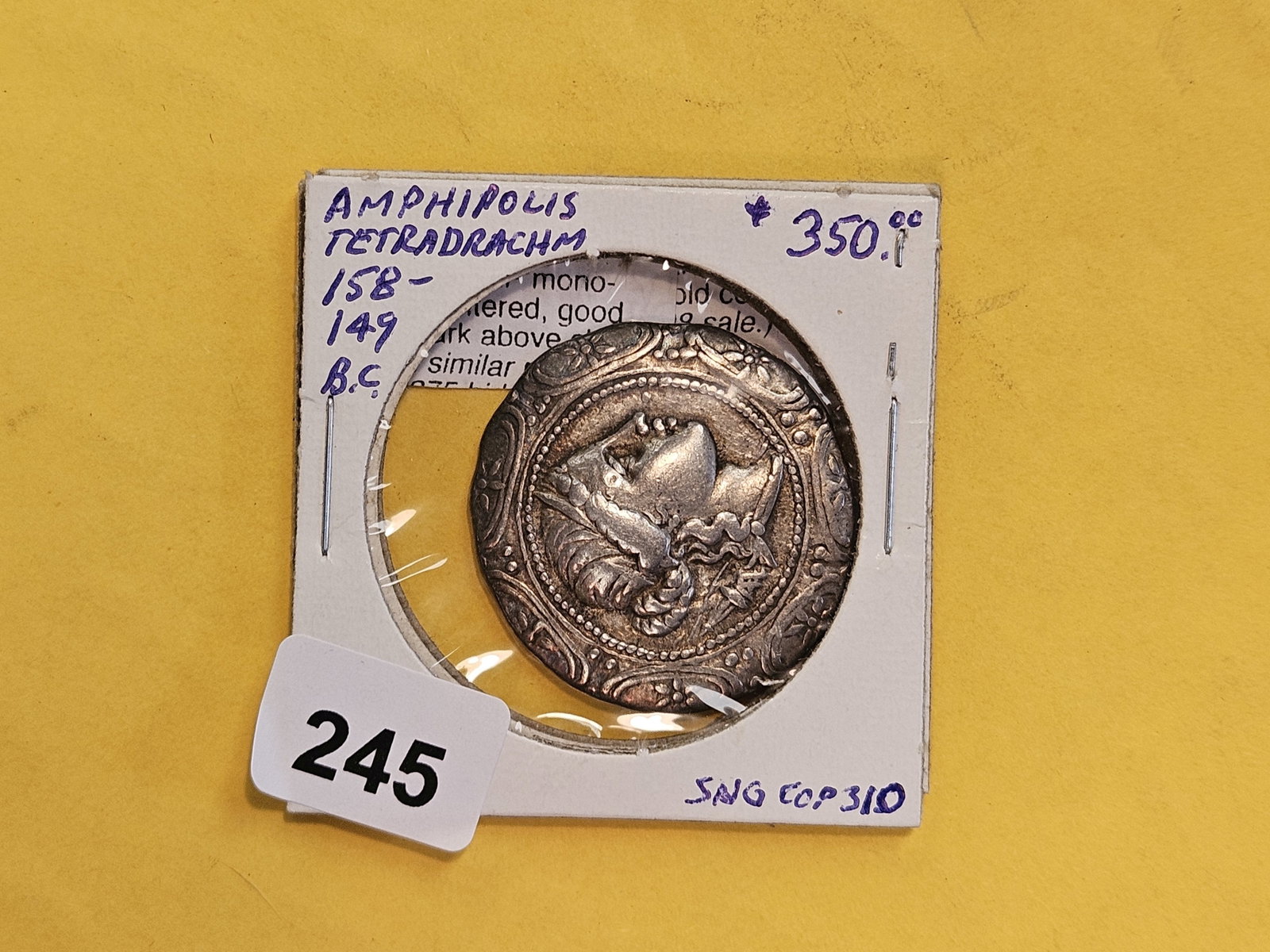 ANCIENT! RARE! Amphipolis Tetradrachm - 2