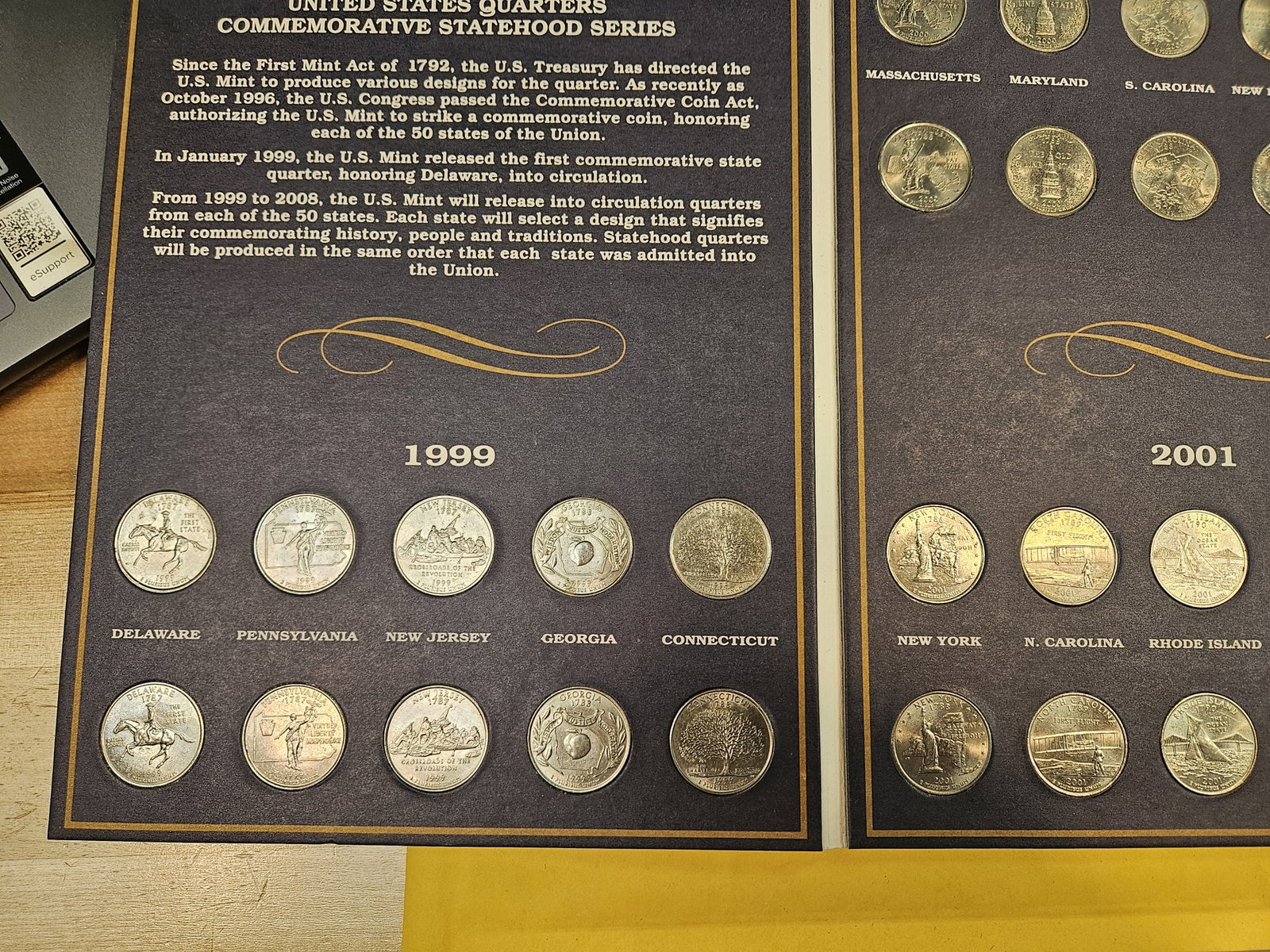 Complete US Statehood Quarters Set - 2