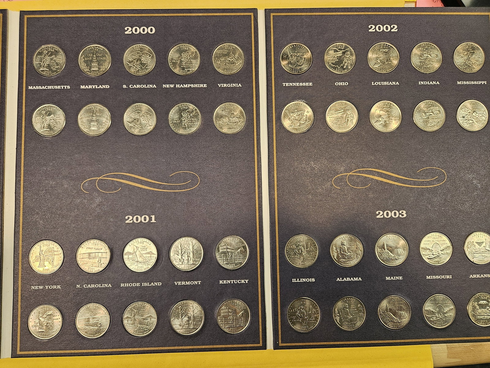 Complete US Statehood Quarters Set - 4