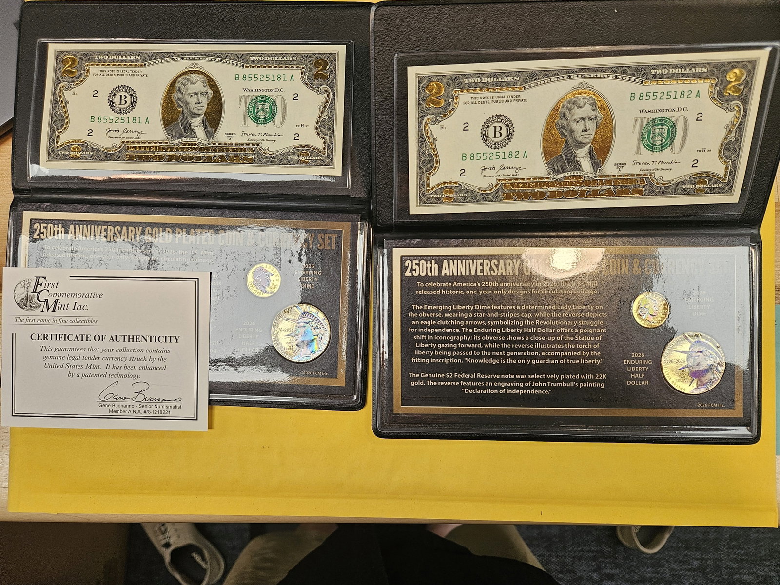 Two 250th Anniversary Sets - 2